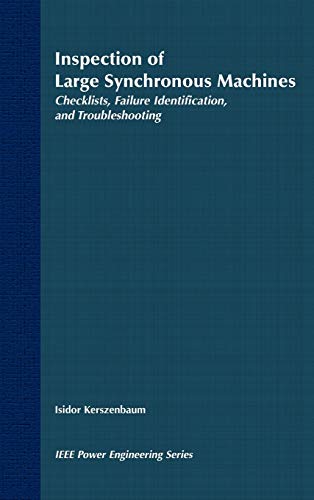 Stock image for Inspection of Large Synchronous Machines: Checklists, Failure Identification, and Troubleshooting for sale by Book Deals