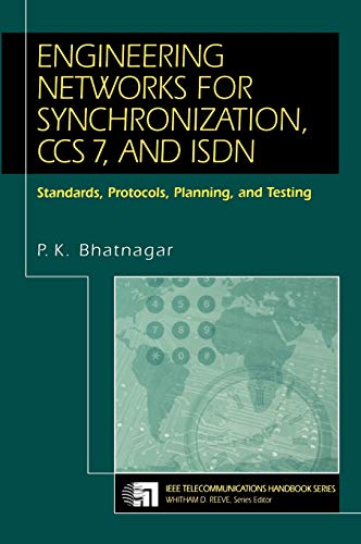 Imagen de archivo de Engineering Networks for Synchronization, Ccs7, and Isdn a la venta por SecondSale