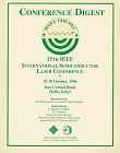 9780780331631: 15th IEEE International Semiconductor Laser Conference: 13-18 October 1996 Dan Carmel Hotel Haifa, Israel