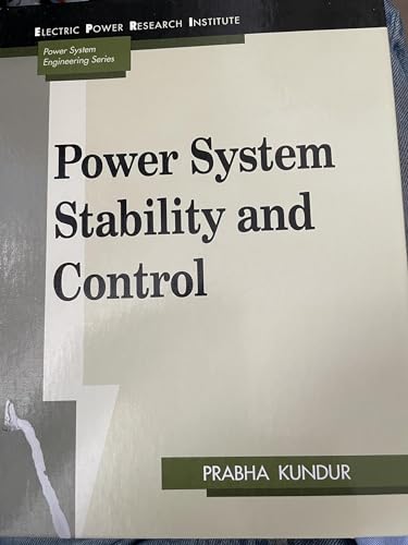 Power System Stability and Control (Epri Power System Power System Stability and Control (Epri Power System