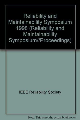 Beispielbild fr 1998 Annual Reliability & Maintainability Symposium zum Verkauf von Ammareal