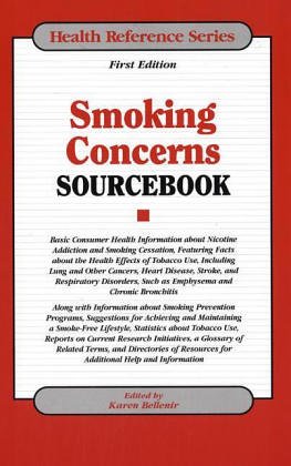 Stock image for Smoking Concerns Sourcebook : Basic Consumer Health Information about Nicotine Addiction and Smoking Cessation, Featuring Facts about the Health Effects of Tobacco Use for sale by Better World Books