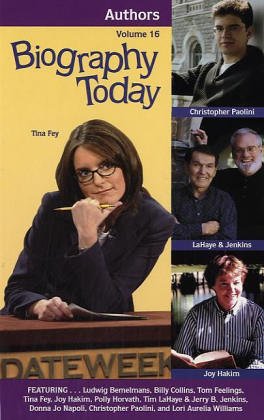 9780780807082: Biography Today Authors V16 (Biography Today Author Series)