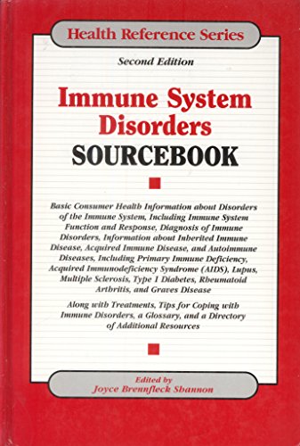 Imagen de archivo de Immune System Disorders Sourcebook a la venta por Better World Books