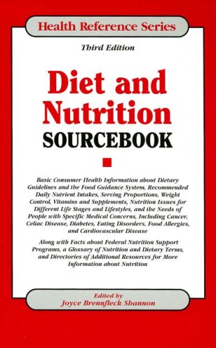 Imagen de archivo de Diet and Nutrition Sourcebook (Health Reference Series) a la venta por ThriftBooks-Dallas