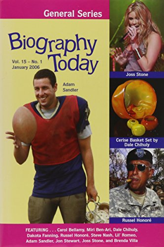 Beispielbild fr Biography Today: Profiles of People of Interest to Young Readers (Biography Today General Series) Vol. 15 No. 1 Jan. 2006 zum Verkauf von Better World Books