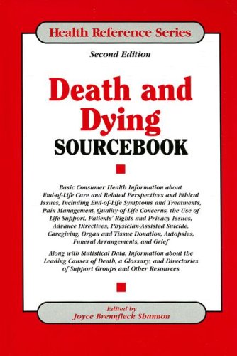 Imagen de archivo de Death and Dying Sourcebook a la venta por ThriftBooks-Dallas