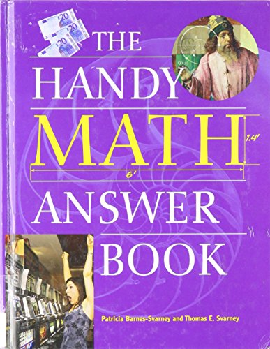 Beispielbild fr The Handy Math Answer Book zum Verkauf von Better World Books