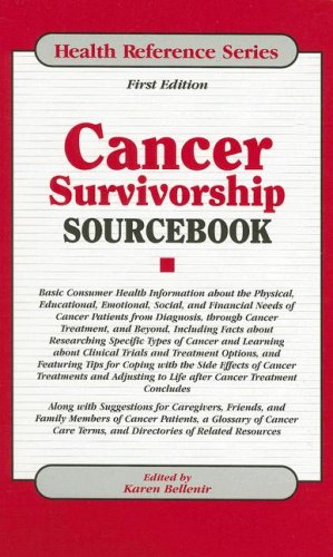 Beispielbild fr Cancer Survivorship Sourcebook : Basis Consumer Health Information about the Physical, Educational, Emotional, Social, and Financial Needs of Cancer Patients from Diagnosis, Through Cancer Treatment, and Beyond, Including Facts about Researching Specific Types of Cancer and Learning About zum Verkauf von Better World Books