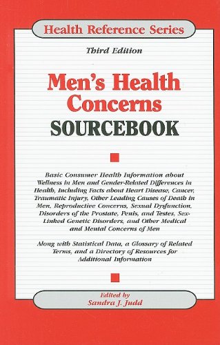 Imagen de archivo de Men's Health Concerns Sourcebook : Basic Consumer Health Information about Wellness in Men and Gender-Related Differences in Health, Including Facts about Heart Disease, Cancer, Traumatic Injury, Other Leading Causes of Death in Men, Reproductive Concerns, Sexual Dysfunction, Disorders of the Prostate, Penis, and Testes, Sex-Linked Genetic Disorders, and Other Medical and Mental Concerns of Men: A a la venta por Better World Books