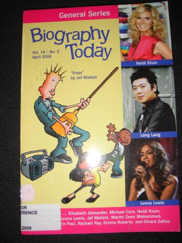 9780780810518: Biography Today: Profiles of People of Interest to Young Readers (Biography Today General Series, 18-2)