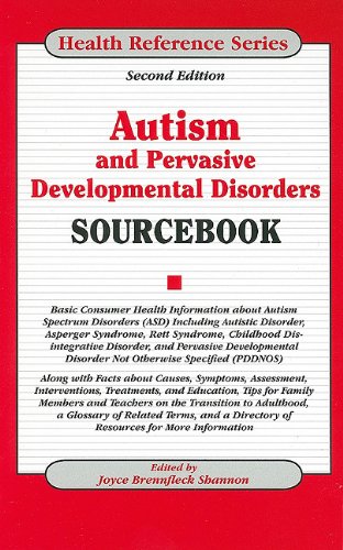 Imagen de archivo de Autism and Pervasive Developmental Disorders Sourcebook a la venta por Better World Books