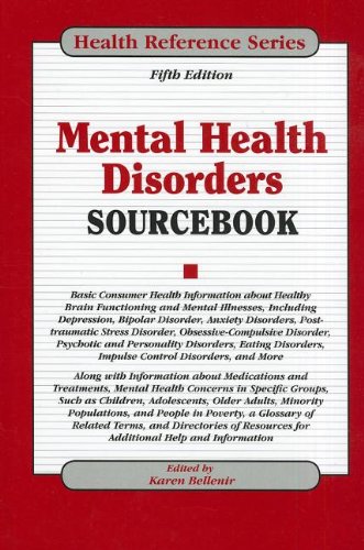 Beispielbild fr Mental Health Disorders Sourcebook zum Verkauf von Better World Books