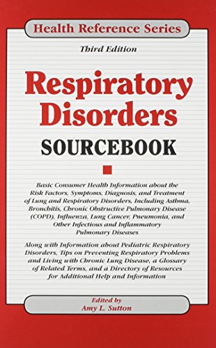 Stock image for Respiratory Disorders Sourcebook for sale by Better World Books