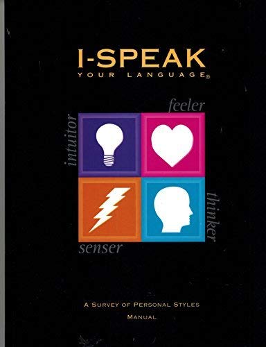 9780781002325: I-Speak Your Language: A Survey of Personal Styles