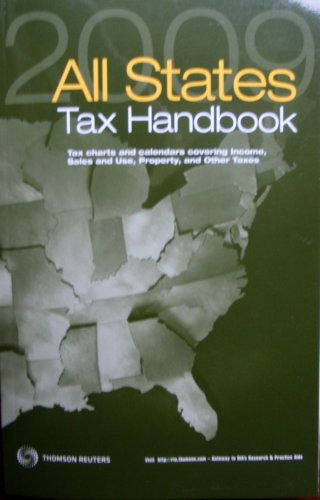 Imagen de archivo de All States Tax Handbook 2009 a la venta por HPB-Red