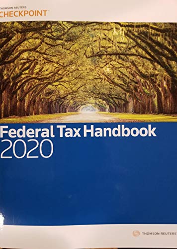 Beispielbild fr RIA Federal Tax Handbook 2020 zum Verkauf von Better World Books