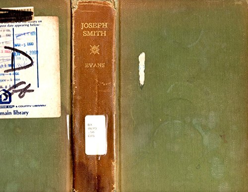 Imagen de archivo de Joseph Smith, An American Prophet a la venta por BookResQ.
