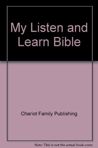 Imagen de archivo de My Listen and Learn Bible a la venta por Once Upon A Time Books