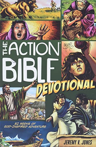 Imagen de archivo de The Action Bible Devotional: 52 Weeks of God-Inspired Adventure (Action Bible Series) a la venta por KuleliBooks
