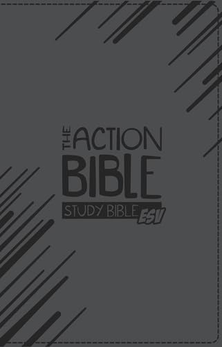 Beispielbild fr The Action Bible Study Bible ESV: English Standard Version, Virtual Leather, Slate Gray zum Verkauf von WorldofBooks