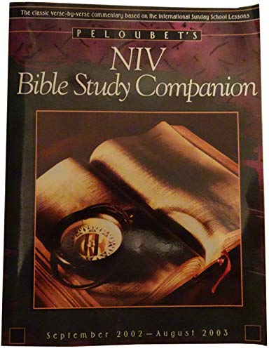 9780781436861: Peloubet's Niv Bible Study Companion September 2002-August 2003 (Peloubet's Sunday School Notes)