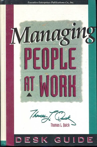 9780781603249: Managing People at Work: Desk Guide