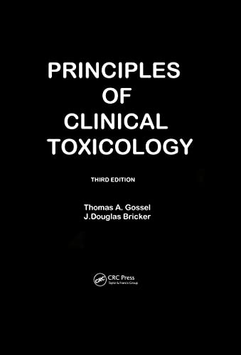 Stock image for Principles Of Clinical Toxicology, Third Edition for sale by Chiron Media