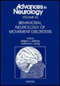 9780781701747: Behavioral Neurology of Movement Disorders: v. 65 (Advances in Neurology)