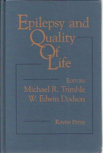 Beispielbild fr Epilepsy and Quality of Life zum Verkauf von Wonder Book