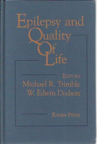 Imagen de archivo de Epilepsy and Quality of Life a la venta por Wonder Book