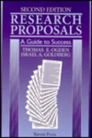Imagen de archivo de Research Proposals: A Guide to Success a la venta por ThriftBooks-Dallas