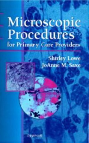 Beispielbild fr Microscopic Procedures for Primary Care Providers zum Verkauf von Better World Books
