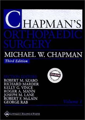 Stock image for Chapman's Orthopaedic Surgery (Volume 4) for sale by Anybook.com