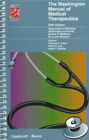 Beispielbild fr The Washington Manual of Medical Therapeutics (Spiral Manual Series) zum Verkauf von SecondSale