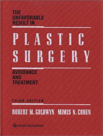 Stock image for The Unfavorable Result in Plastic Surgery: Avoidance and Treatment for sale by HPB-Red