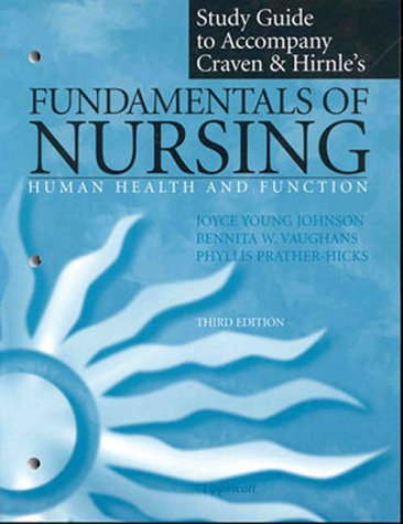 Imagen de archivo de Study Guide to Accompany Fundamentals of Nursing: Human Health and Function a la venta por Wonder Book
