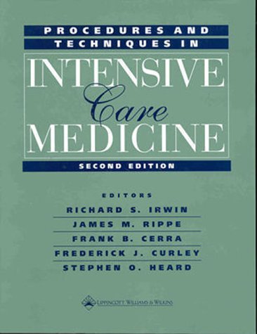 Imagen de archivo de Procedures and Techniques in Intensive Care Medicine a la venta por HPB-Red