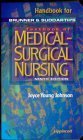 Stock image for Handbook for Brunner and Suddarth's Textbook of Medical-Surgical Nursing for sale by Once Upon A Time Books