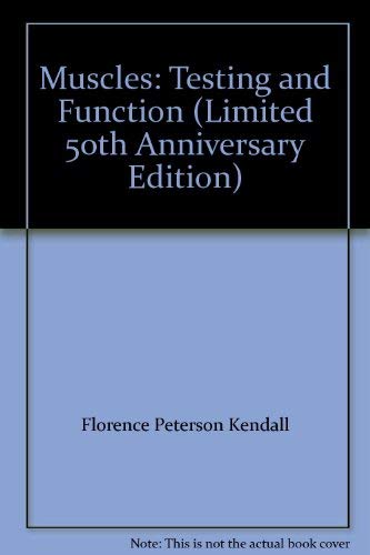 Beispielbild fr Muscles: Testing and Function (Limited 50th Anniversary Edition) zum Verkauf von HPB-Red