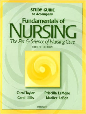 Beispielbild fr Study Guide to Accompany Fundamentals of Nursing : The Art and Science of Nursing Care zum Verkauf von Better World Books