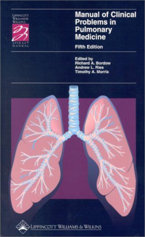 Imagen de archivo de Manual of Clinical Problems in Pulmonary Medicine : With Annotated Key References a la venta por Better World Books