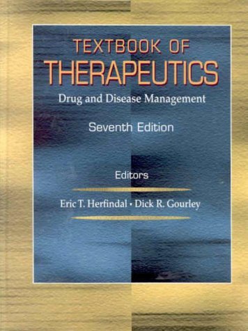 Imagen de archivo de Textbook of Therapeutics: Drug and Disease Management a la venta por Phatpocket Limited
