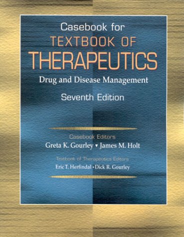 9780781724159: Text and Casebook Set (Casebook for Textbook of Therapeutics: Drug and Disease Management)