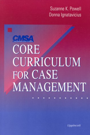 Imagen de archivo de Cmsa Core Curriculum for Case Management a la venta por HPB-Red