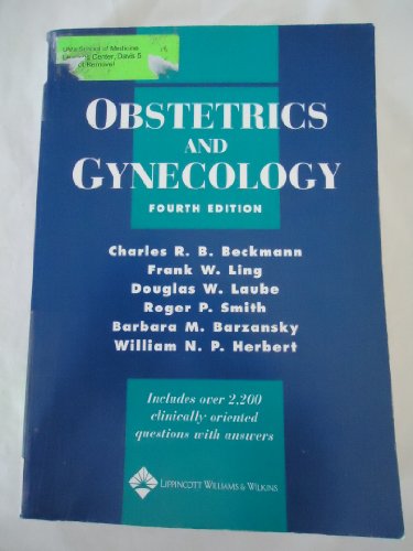 Imagen de archivo de Obstetrics and Gynecology a la venta por Better World Books: West