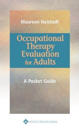 Beispielbild fr Occupational Therapy Evaluation for Adults: A Pocket Guide zum Verkauf von BooksRun
