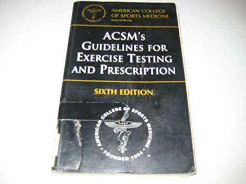 Imagen de archivo de ACSM's Guidelines for Exercise Testing and Prescription a la venta por Better World Books