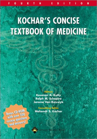 Beispielbild fr Kochar's Concise Textbook of Medicine (Book with CD-ROM) zum Verkauf von Wonder Book