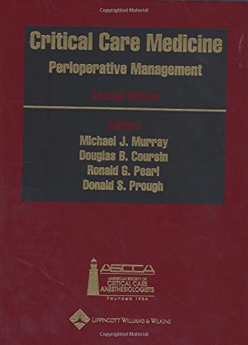 9780781729680: Critical Care Medicine: Perioperative Management